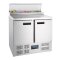 Pizzakühltisch Saladette 2-türig 254L Polar Serie G