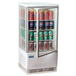 Kühlvitrine 68 Liter Weiss Polar Serie C