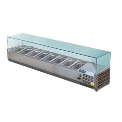 Aufsatzkühlvitrine für 8x GN1/3  Polar Serie G