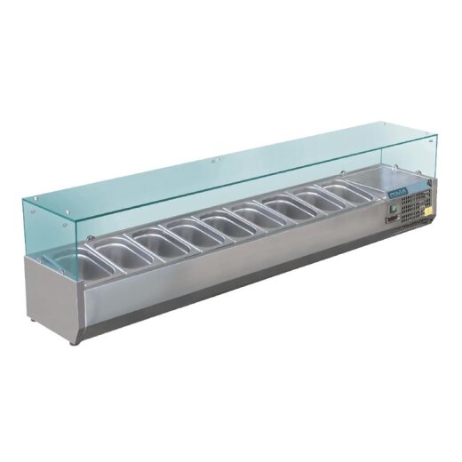 Aufsatzkühlvitrine für 9x GN1/3  Polar Serie G