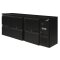 Barkühlschrank 536 L 6 Schubladen Schwarz Polar Serie U