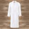 Bademantel mit Gürtel und Seitentaschen Gr. 2XL Weiss Kimonoform unisex 1 Stück