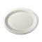 BIO-Teller "pure" Zuckerrohr oval Weiss 12x12 Stück verschiedene Größen