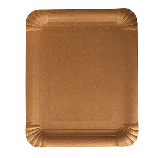 BIO-Teller "pure" Pappe aus Frischfaser 16,5x20 cm 2x250 Stück