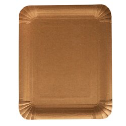 BIO-Teller "pure" Pappe aus Frischfaser 16,5x20 cm 2x250 Stück