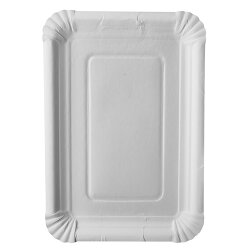 BIO-Teller "pure" Pappe aus Frischfaser 18x26 cm 2x250 Stück