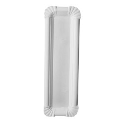 BIO-Teller "pure" Pappe aus Frischfaser 6,5x22 cm 4x250 Stück