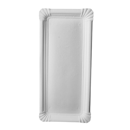 BIO-Teller "pure" Pappe aus Frischfaser 11x24 cm 4x250 Stück