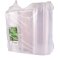 Feinkost- und Salatschalen mit Klappdeckeln, PLA "pure" 1 Liter 7,6 x20,5x16,8 cm Transparent 4x50 Stück