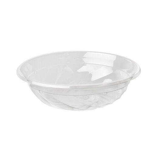 Feinkost- und Salatschalen, PLA "pure" rund Transparent 10x50 Stück verschiedene Größen