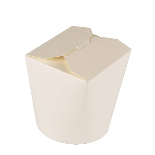 Pastaboxen, Pappe "pure" 750 ml oder 950 ml Weiss 10x50 Stück