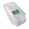 Verpackungsbecher, PLA "pure" eckig 950 ml 7 cm x 16,5 cm x 19 cm Transparent 6x50 Stück mit Deckel