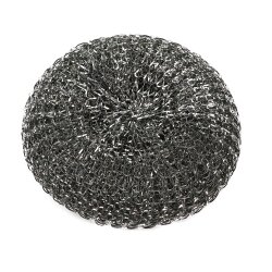Topfreiniger Metall Silber Ø 10,5 cm 40 gr/m²...