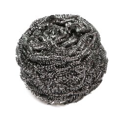 Topfreiniger Edelstahl Silber 8x7 cm 5x10 Stück