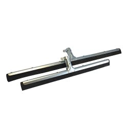 Wasserschieber "Profi" 2-lippig Silber 45 cm lang 5 Stück