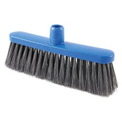 Besen aus PPN, detektierbar Blau 28 cm lang
