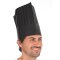Kochmütze "Le Grand Chef" aus Viskose Schwarz 25 cm 5x10 Stk