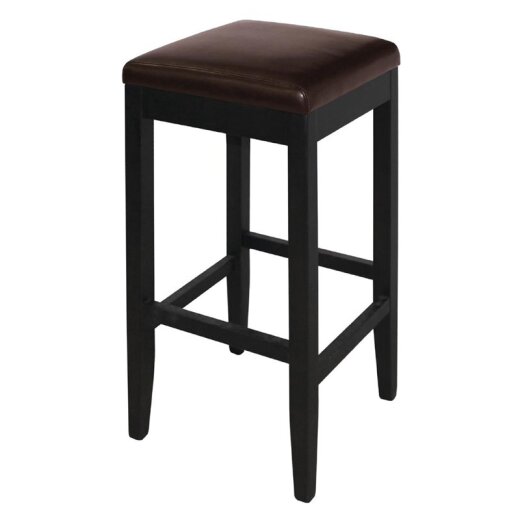 Barhocker Kunstleder Dunkelbraun Bolero