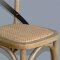 Barhocker mit Rückenlehne Eichenholz Bolero