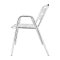Bistrostühle mit Unterarmlehne Aluminium 4 Stück Bolero