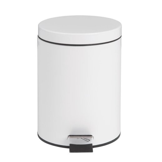 Pedaleimer Weiss 5 L Bolero