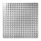 Bistrotisch quadratisch Edelstahl 4 Beine 70x70 cm Bolero