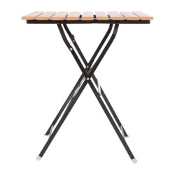 Terrassentisch quadratisch klappbar Holzimitat 60 cm Bolero
