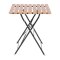 Terrassentisch quadratisch klappbar Holzimitat 60 cm Bolero