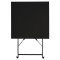 Terrassentisch quadratisch klappbar Stahl Schwarz 60 cm Bolero