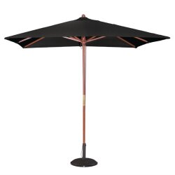 Sonnenschirm quadratisch Schwarz 2,5m Bolero
