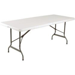 Rechteckiger Klapptisch Weiss 183 cm Bolero