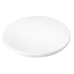 Tischplatte Weiss 60 cm rund Bolero