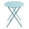 Terrassentisch Stahl 60 cm rund klappbar Bolero verschiedene Farben