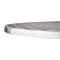 Tisch Edelstahl 1 Bein 60 cm rund klappbar Bolero