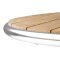 Tisch Eschenholz 1 Bein 60 cm rund klappbar Bolero