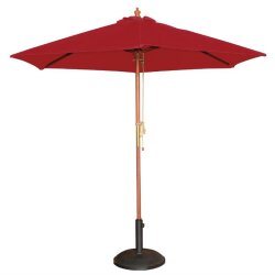 Sonnenschirm Rot 2,5m rund Bolero