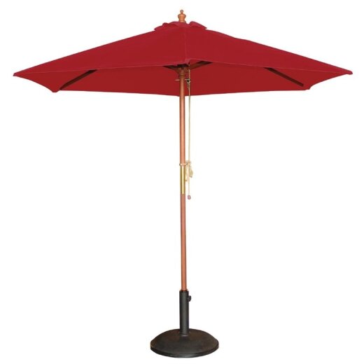 Sonnenschirm Rot 3m rund Bolero