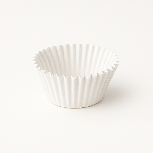 Backkapseln Weiss Großpackung 1000 Stück Ø 2,6 cm