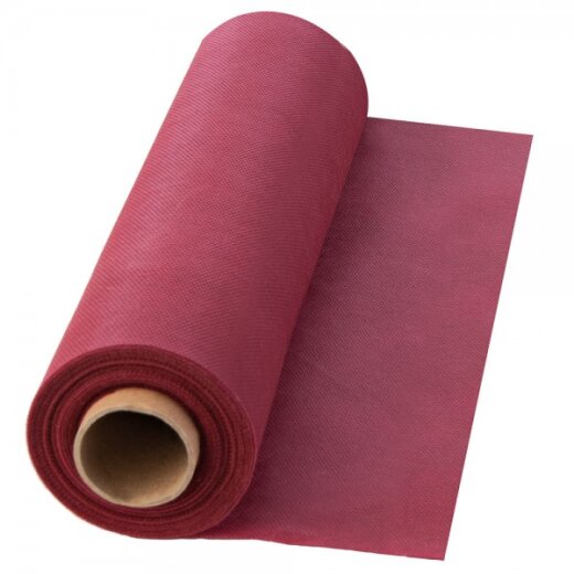 Tischdecke 1,1 x 25 m aus PP Bordeaux