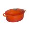 Schmortopf oval Vogue Orange 6 Liter