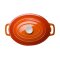 Schmortopf oval Vogue Orange 6 Liter