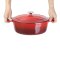 Schmortopf oval Vogue Rot 6 Liter