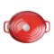 Schmortopf oval Vogue Rot 6 Liter