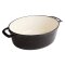 Schmortopf oval Vogue Schwarz 6 Liter