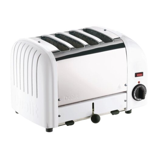 Toaster 40355 Weiss 4 Schlitze Dualit
