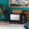 Toaster 40344 Schwarz 4 Schlitze Dualit