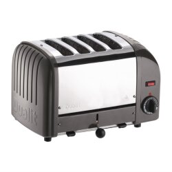 Toaster 40348 Grau 4 Schlitze Dualit