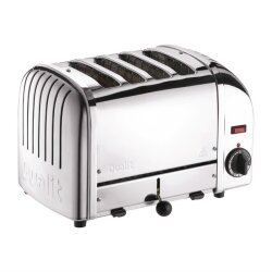 Toaster 40352 Chrom 4 Schlitze Dualit