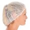 Baretthaube "Bettina Light" aus PP 10x100 Stk Ø 48 cm Weiss